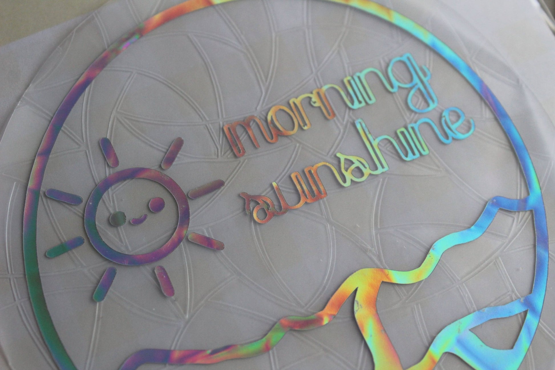 Morning Sunshine Holographic Sun Catcher - Faithful.CreationsUK