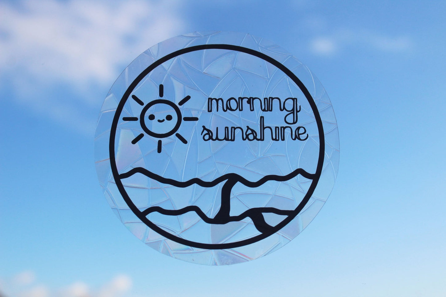 Morning Sunshine Holographic Sun Catcher - Faithful.CreationsUK