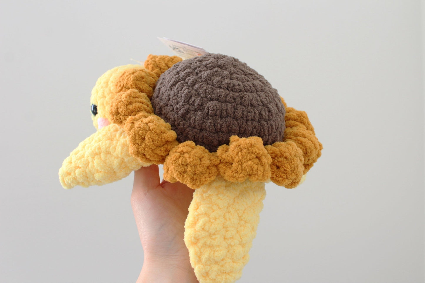 Super Soft Chunky Daisy Turtle Plushie - Faithful.CreationsUK