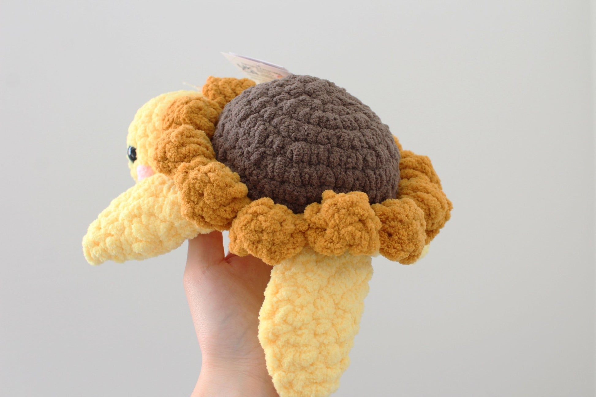 Super Soft Chunky Daisy Turtle Plushie - Faithful.CreationsUK