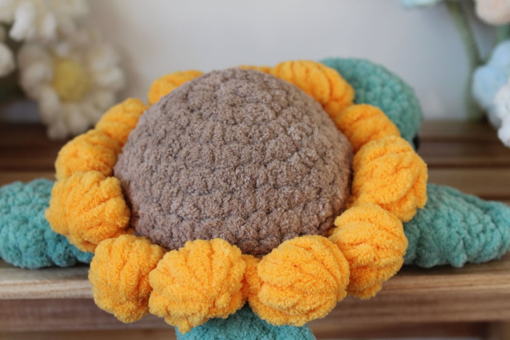 Super Soft Chunky Daisy Turtle Plushie - Faithful.CreationsUK