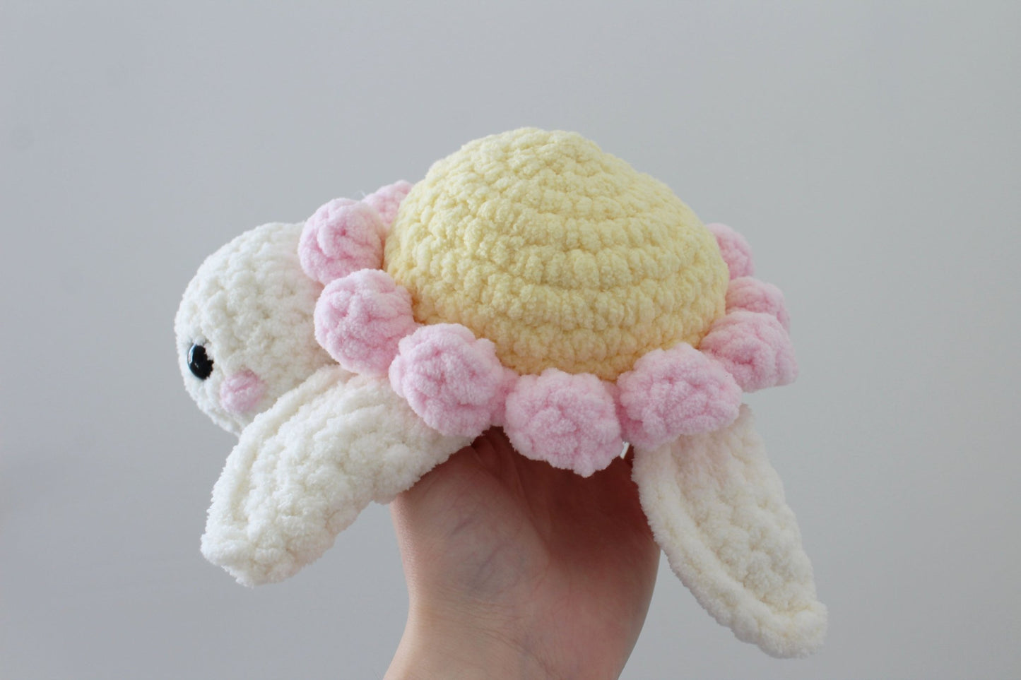 Super Soft Chunky Daisy Turtle Plushie - Faithful.CreationsUK